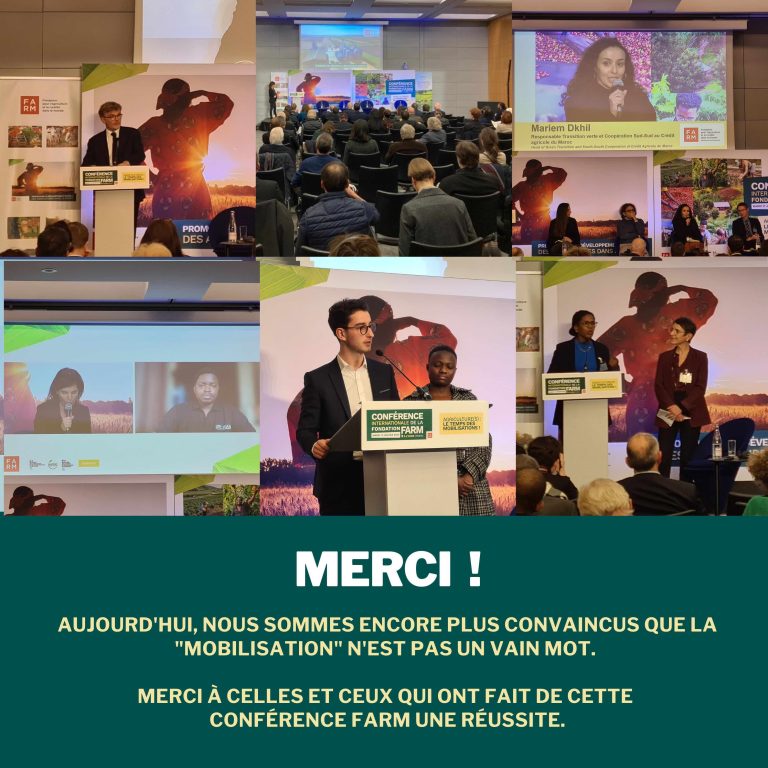 Conférence FARM à l'OCDE